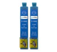 Cartouche cyan CN050AE (951) - Go Inks compatibles, remplace Epson T2992, 8 ml, 700 pages, 2 cartouches