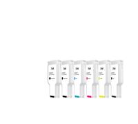 Cartouche d’Encre, Compatible avec HP, 764 Designjet T3500 | 300ML, C1Q13A C1Q14A C1Q15A C1Q16A, MBK PBK C M Y GY(1PC 300ML-MBK)