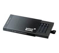 Montblanc 119718 Cartouches d'encre - Cool Grey - Encre pour Stylo Plume - Gris - 8 Cartouches
