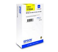Cartouche d’encre jaune Epson C13T75544N / T7554 d’origine