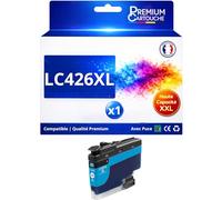 Cartouche d’Encre LC426XL LC426XL LC426 XL Compatible pour Brother MFC-J4335DW MFC-J4340DW MFC-J4535DW MFC-J4540DW Cyan Haute capacité avec Puce 5000 Pages