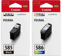 Paquet à prix réduit cartouches d'encre PG-585/CL-586 + papier photo Canon