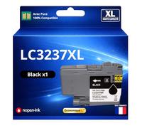 Cartouche d’Encre pigmentée LC3237 LC 3237 LC3237BK LC 3237BK Compatible pour Brother HL J6000DW HL J6100DW MFC J5945DW MFC J6945DW MFC J6947DW Noir Haute capacité avec Puce 3000 Pages