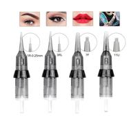 Cartouche D'aiguilles De Tatouage Pour Sourcils,Maquillage Permanent,1r 0.16mm 3rl 11u,Pour Crayon À Lèvres Universel,10 Pièces - Type 5rl 0.25mm
