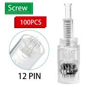 Cartouche De Baïonnette À Vis De Remplacement Pour Stylo Dr.Imp Micro Illac 9 Broches,12 Broches,36 Broches,3d,5d,100 Pièces,50 Pièces,20 Pièces,10 Pièces - Type 100pcs Screw 12 Pin
