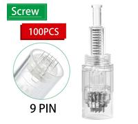 Cartouche De Baïonnette À Vis De Remplacement Pour Stylo Dr.Imp Micro Illac 9 Broches,12 Broches,36 Broches,3d,5d,100 Pièces,50 Pièces,20 Pièces,10 Pièces - Type 100pcs Screw 9 Pin