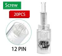 Cartouche De Baïonnette À Vis De Remplacement Pour Stylo Dr.Imp Micro Illac 9 Broches,12 Broches,36 Broches,3d,5d,100 Pièces,50 Pièces,20 Pièces,10 Pièces - Type 20 Pcs Screw 12 Pin
