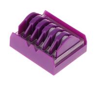 Cartouche de clips de ligature en polymère avec 6 clips préchargés, coque transparente, compact pour recharge d ' inventaire, utilisation quotidienne, de clips en polymère, clips coque