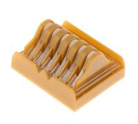 Cartouche de clips de ligature en polymère avec 6 clips préchargés, coque transparente, compact pour recharge d ' inventaire, utilisation quotidienne, de clips en polymère, clips coque