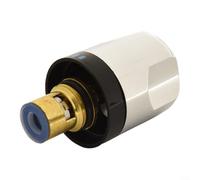 Cartouche de débit et tête pour mitigeur thermostatique de douche en T, construction en plastique ABS et cuivre, finition chromée