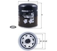 Cartouche de dessiccateur d'air Système d'air comprimé électrique MAHLE pour VOLVO RENAULT TRUCKS