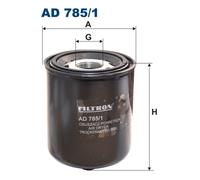 Cartouche de dessiccateur, système d'air comprimé FILTRON AD 785/1