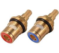 Cartouche de disque à tige en céramique en laiton, remplacement de Valve de robinet quart de tour 1/2 for robinet de cuisine et de salle de bains