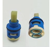 Cartouche de disque en céramique 25mm Disque en céramique en plastique, levier de douche de lavabo de salle de bain Robinet cartouche intérieure (25mm)