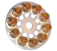 Cartouche de disques de 10 charges 6,3/10 jaunes - SPIT - 031700