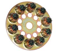 Cartouche de disques de 10 charges 6,3/10 verts - SPIT - 031600