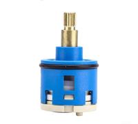 Cartouche de douche 33 mm en laiton 3 voies inverseur de valve de remplacement pour mitigeur chaud et froid finition bleue ajustement standard