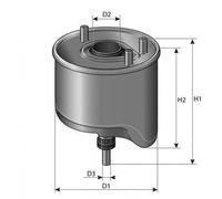 Cartouche De Filtration Diesel - Citroen C3 1.6 Hdi 92 11/2009-06/2016