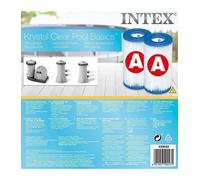 Cartouche de filtration Intex, Dacron Type A 200x110mm Lot de 2 cartouches