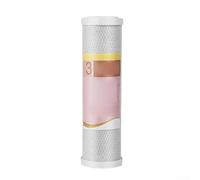 Cartouche de filtre à eau à charbon actif pour systèmes de purification - Élimination efficace du goût et des odeurs - Compatible avec les unités pré-3 et 5 étapes - Élément filtrant blanc (1)