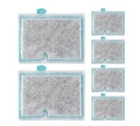Cartouche De Filtre Pour Aquarium De Petite Taille | 6 Pièces De Rechange - Remplacement Pour Filtre Aquarium | Pour L'élimination Des Odeurs Et La Purification En Profondeur Pour La Clarté De L'Eau
