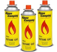 Cartouche de gaz 400 ml Alpen Camping, isobutane, plage d'action -10°c à+ 40°c, IK004