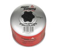 Alpen Camping Cartouche de gaz IK008 500 g Propane-Butane Conforme EN417 Pi 0437 -10°C à +40°C