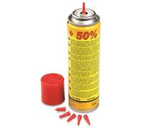 Cartouche de gaz butane 90gr livrée avec 6 adaptateurs de recharge KEMPER