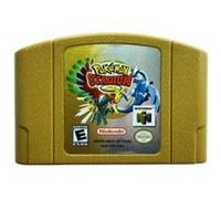 Cartouche de jeu FONGWAN Compatible avec N64 Pokemon Stadium 2 version américaine - or