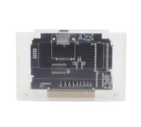 Cartouche de Jeu Vidéo, Cartouche de Jeu Multifonction V1.0 Professionnelle 3000 en 1 Petite pour Console de Jeu (Blanc Transparent)