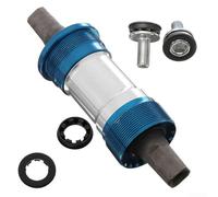 Cartouche de pédalier de vélo avec roulements carrés scellés pour cadre de 68 mm de largeur avec double joint étanche à la poussière, convient pour VTT (68 x 116 mm)