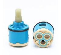Cartouche de rechange en céramique 33 mm for robinet à poignée unique, noyau valve disque durable, cartouche intérieure universelle for mitigeur(H 33mm)