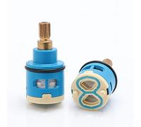 Cartouche de rechange en céramique 33 mm for robinet à poignée unique, noyau valve disque durable, cartouche intérieure universelle for mitigeur(X 25mm)