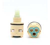 Cartouche de rechange en céramique 33 mm for robinet à poignée unique, noyau valve disque durable, cartouche intérieure universelle for mitigeur(E 26mm)