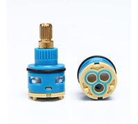 Cartouche de rechange en céramique 33 mm for robinet à poignée unique, noyau valve disque durable, cartouche intérieure universelle for mitigeur(B 22mm)