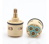 Cartouche de rechange en céramique 33 mm for robinet à poignée unique, noyau valve disque durable, cartouche intérieure universelle for mitigeur(I 33mm)