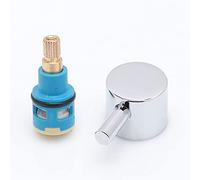 Cartouche de rechange en céramique 33 mm for robinet à poignée unique, noyau valve disque durable, cartouche intérieure universelle for mitigeur(S 18mm)