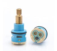 Cartouche de rechange en céramique 33 mm for robinet à poignée unique, noyau valve disque durable, cartouche intérieure universelle for mitigeur(D 22mm)