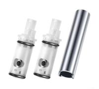 Cartouche de rechange pour robinet en acier inoxydable - Cartouche à disque en céramique pour robinet 1224 - Quart de tour