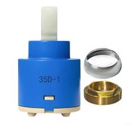 Cartouche de rechange pour robinet, pour lavabo de douche de cuisine à poignée unique, prévention des fuites, résistance aux hautes températures jusqu'à 95 °C, facile à installer avec capuchon en