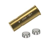 Cartouche de réglage à Point Rouge (Bore Sight) pour 9 mm/Cal. 12 / .45 ACP / .38 Spl / .40 S&W, avec 2 Jeux de Piles