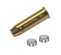 Cartouche de réglage à Point Rouge (Bore Sight) pour 9 mm/Cal. 12 / .45 ACP / .38 Spl / .40 S&W, avec 2 Jeux de Piles