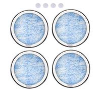 Cartouche de Remplacement pour Cendrier 4pcs, Filtre Portable pour Cendrier avec 4 Tablettes de Parfum, Filtration à Haute Efficacité, pour Voiture, Maison, Bureau et Voyage