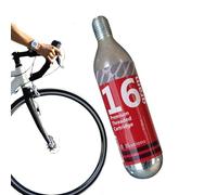 Cartouche de réparation de pneus de vélo - Bombe filetée de 16 g - Pièces de rechange pour pompe de vélo avec filetage pour entretien de course à vélo urbain moto