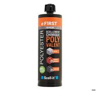 Cartouche de résine polyester - SCELL-IT - First SCELL-IT - 410 ml - Gris béton - polyvalente