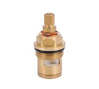 Cartouche de robinet à disque en céramique et laiton, remplacement de valve à quart de tour 1/2" X 75mm x 10mm pour robinets de salle de bain et cuisine, cartouche de robinet (DD-Red-47MM)