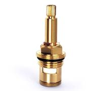 Cartouche de robinet, cartouche à disque en laiton et céramique, remplacement de valve de robinet, quart de tour, G1/2" x 73 mm x 9 mm, longueur de cannelure, 20 dents (OO-Blue-70MM)