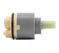 Cartouche de robinet de rechange 40 mm en porcelaine pour contrôle de l'eau chaude et froide, convient pour l'entretien des robinets de cuisine et de salle de bain (1. valve)