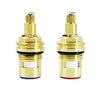 Cartouche de robinet d'eau froide et chaude compatible avec les vannes Hansgrohe Basic Set, Axor Carlton, Citterio, Steel et Terrano - Remplace 94008000 94009000