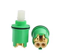 Cartouche de robinet en céramique 25 mm cartouche à disque en céramique à levier unique de rechange, compatible avec Jerich 25740 Huntington Brass Olympia Faucets 3400009 PBA29799 (DH3097)